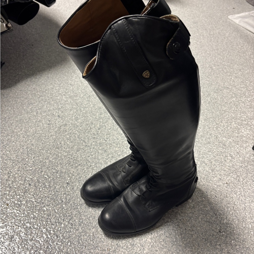 Ariat Black Leather Riding Boots